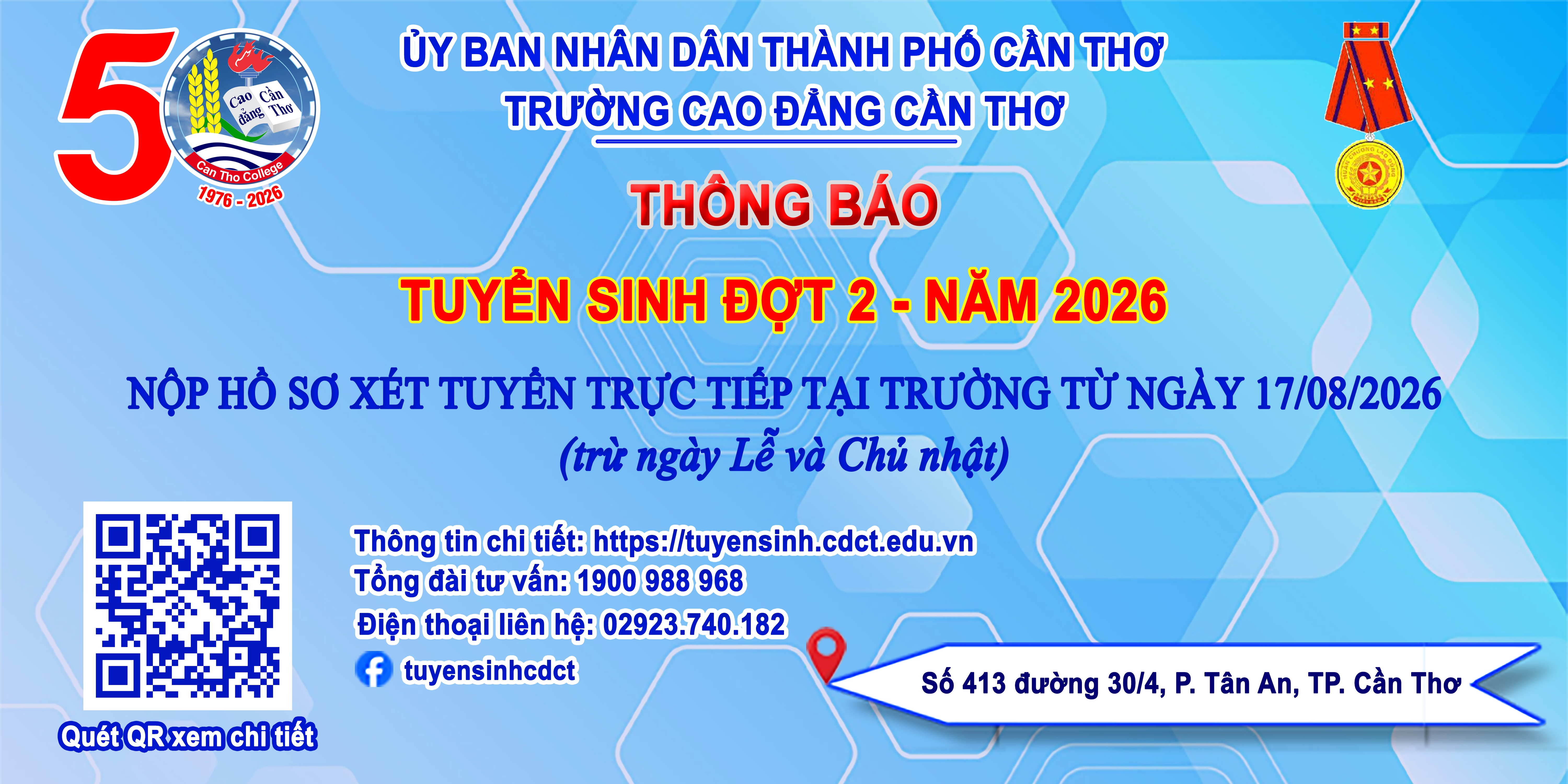 Tuyển sinh đợt 2 - 2026